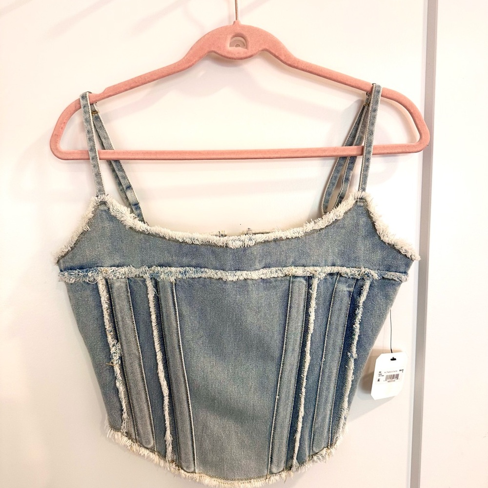 Denim Blue Women's Top